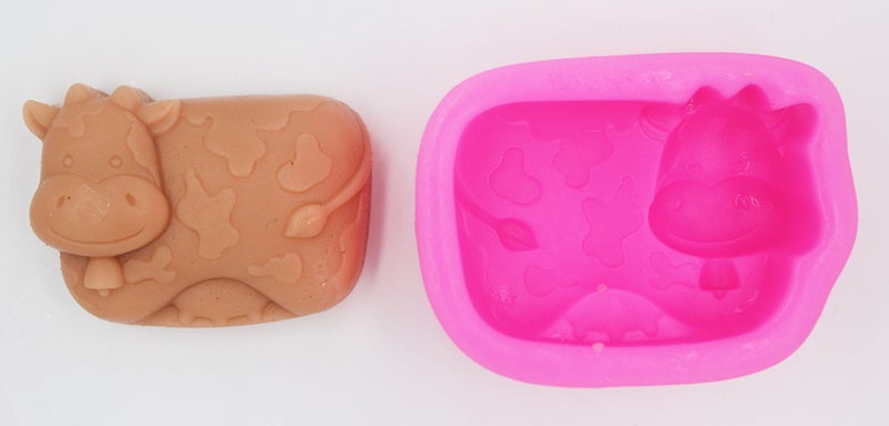 Longzang 2.9"" Dairy Cow 50043 Craft Art Silicone Soap Mold Craft Molds DIY - Image 4